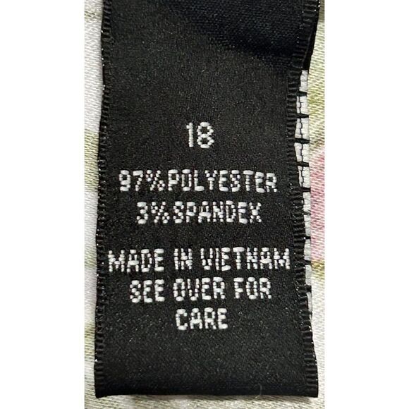 ALYX Women’s Size 18 Sleeveless Floral Sheath Dress - Picture 4 of 5